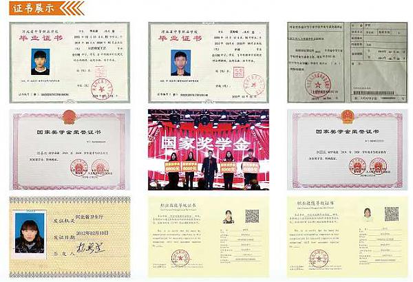 河北同仁醫(yī)學(xué)中等專業(yè)學(xué)校證書展示