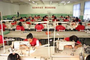 石家莊一職專服裝實訓(xùn)基地